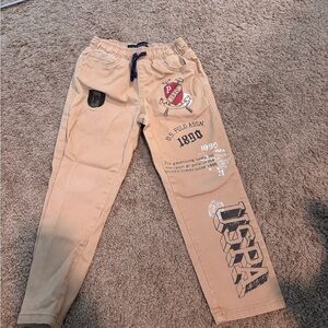 BOGO U.S. Polo Assn. Beige Elastic Waist Pants